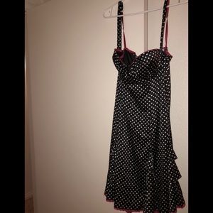 Guess Marciano silk polka dot dress pin-up girl
